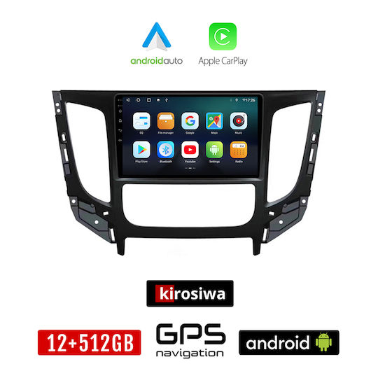 Kirosiwa Ηχοσύστημα Αυτοκινήτου για Fiat Fullback 2016+ με Clima (Bluetooth/USB/AUX/WiFi/GPS/Apple-Carplay/Android-Auto) με Οθόνη Αφής 9"