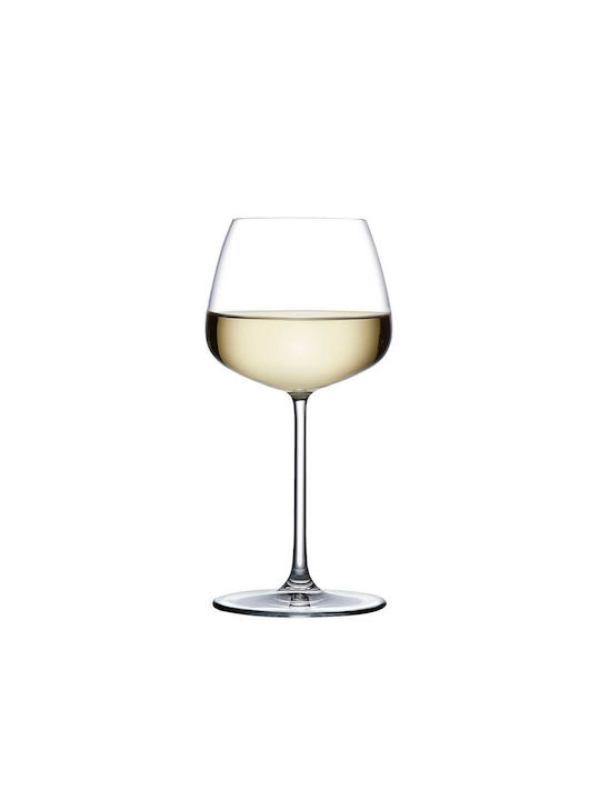 Espiel Nude Mirage Ποτήρι για Λευκό Κρασί από Γυαλί σε Λευκό Χρώμα 1τμχ