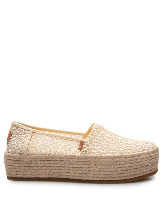 Toms Espadrile dama în culoarea Alb