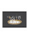 La Vista Wedding Tray with Mirror Gold 1pcs