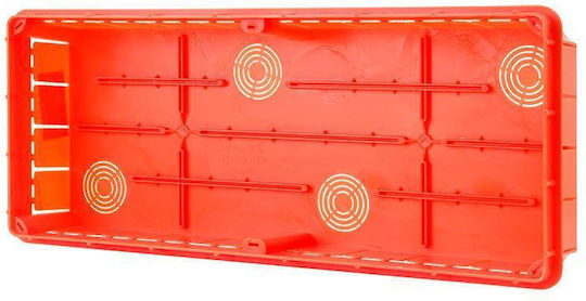 Elektro Plast Flush Electrical Box for Drywall IP40 in Orange Color
