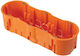 PAWBOL Flush Electrical Box IP30 in Orange Color