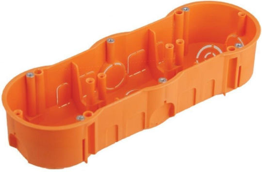 PAWBOL Flush Electrical Box IP30 in Orange Color