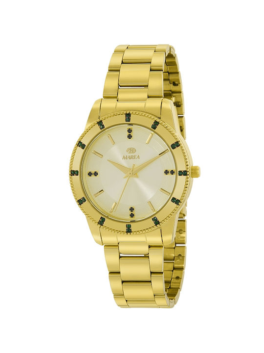 Marea Uhr mit Gold Metallarmband