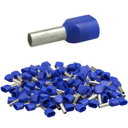 Insulated Double Socket 2x16.0/14 Blue 50 pcs