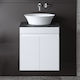 Martin Bench with sink Melamine White