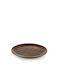Espiel Hybrid Serving Plate Shallow from Melamine Chestnut with Diameter 21cm