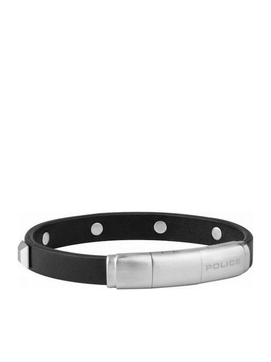 Men's Bracelets Police S14aqt02b Stainless Steel 19 Cm