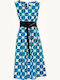 Summer Midi Dress Blue