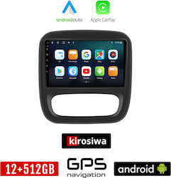 Kirosiwa Sistem Audio Auto pentru Fiat Talento 2016+ (Bluetooth/USB/AUX/WiFi/GPS/Apple-Carplay/Android-Auto) cu Ecran Tactil 9"