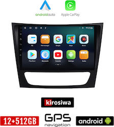 Kirosiwa Car-Audiosystem für Mercedes-Benz CLS Klasse W219 2003-2010 (Bluetooth/USB/WiFi/GPS/Apple-Carplay/Android-Auto) mit Touchscreen 9"