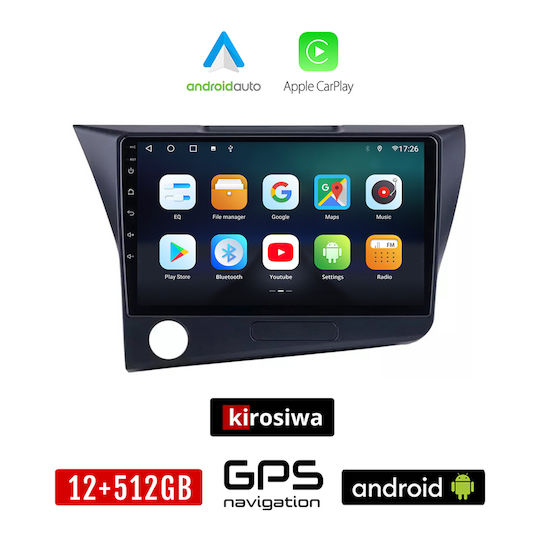 Kirosiwa Car Audio System for Honda CR-Z 2010-2016 (Bluetooth/USB/AUX/WiFi/GPS/Apple-Carplay/Android-Auto) with Touch Screen 9"