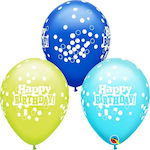 Set of 25 Balloons Latex Blue Birthday-Celebration