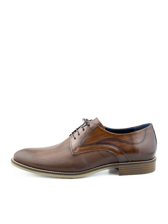 Damiani Men's Leather Dress Shoes Brown