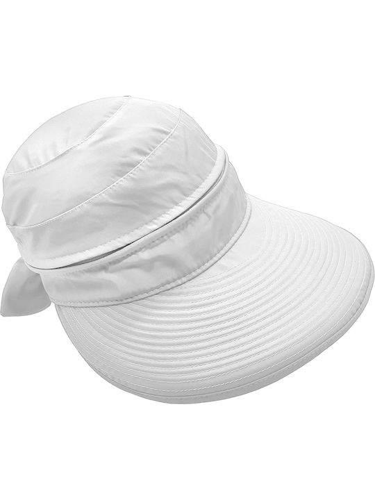 Frauen Stoff Hut Weiß