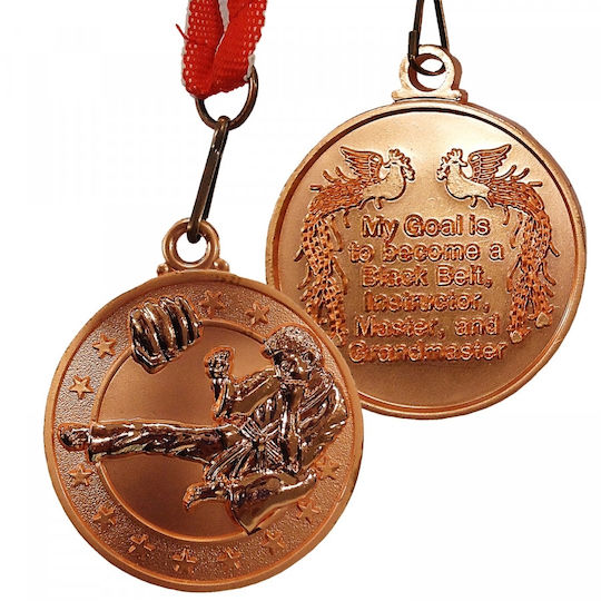 SMAI Copper Medal Ανάγλυφο Ιπτάμενο Λάκτισμα Martial Arts