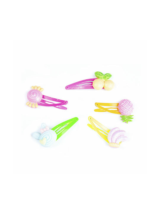 Set Kinder Haarspangen mit Bobby Pin Obst 5Stück