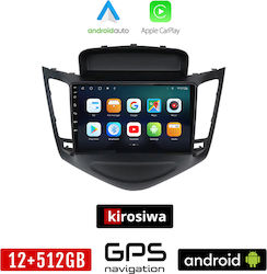 Kirosiwa Car-Audiosystem für Chevrolet Cruze 2008-2012 (Bluetooth/USB/AUX/WiFi/GPS/Apple-Carplay/Android-Auto) mit Touchscreen 9"