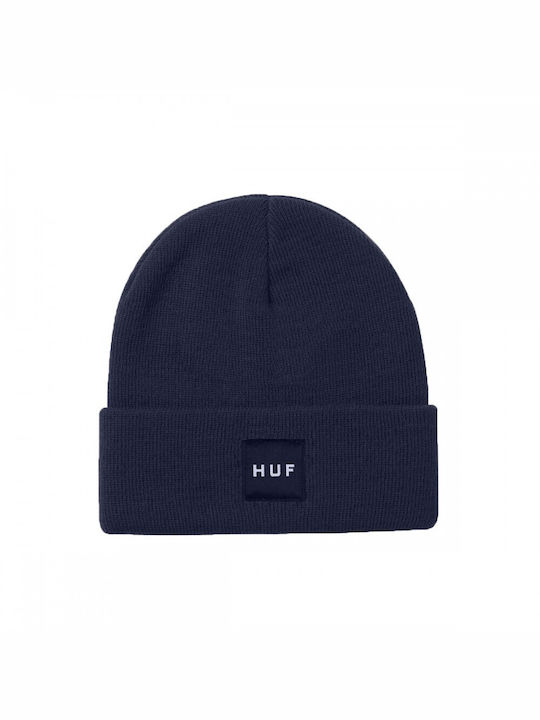 HUF Beanie Unisex Σκούφος Πλεκτός σε Μαύρο χρώμα