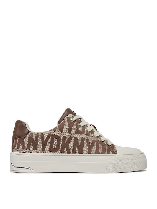 DKNY Γυναικεία Sneakers Καφε