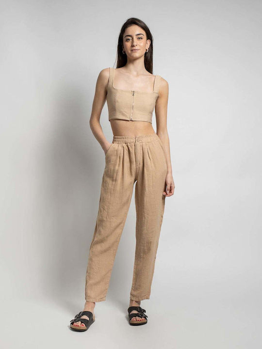 Fashioncore Dama Tesatura Pantaloni cu Croială ...