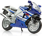 Bburago Motocicletă 1:18 Suzuki Gsx-r750 Albastru pentru 3++ Ani