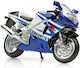 Bburago Motorcycle 1:18 Suzuki Gsx-r750 Blue for 3++ Years