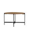 Round Coffee Table Aisle Natural-Black L80xW80xH45cm