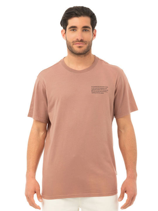 T-shirt Καφέ
