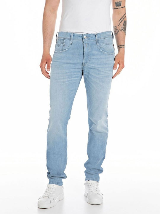 Anbass Herren Jeanshose Light Blue