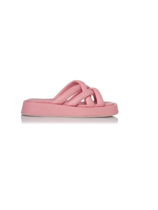 Sante Women's Flat Sandals in Pink Color