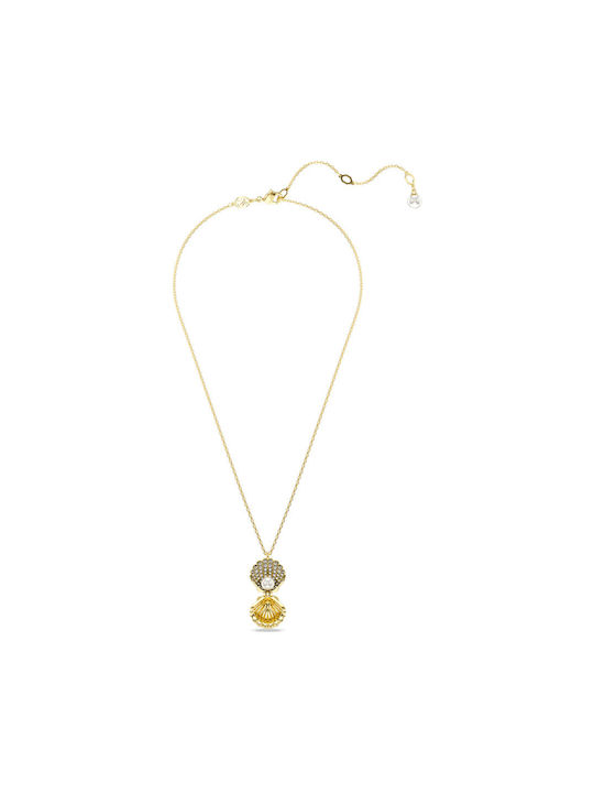 Swarovski Halskette Vergoldet mit Perlen & Zirkonia