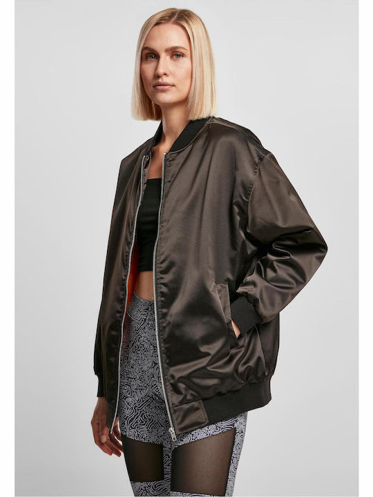 Κοντό Γυναικείο Bomber Jacket Black