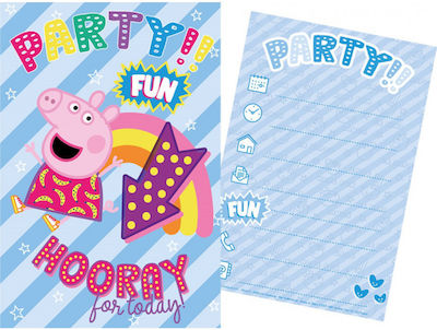 Javoli Invitation Peppa Pig 1pcs