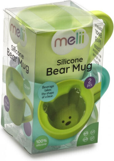 Melii Cănițe pentru copii din Plastic Verde 2buc 200ml 13450
