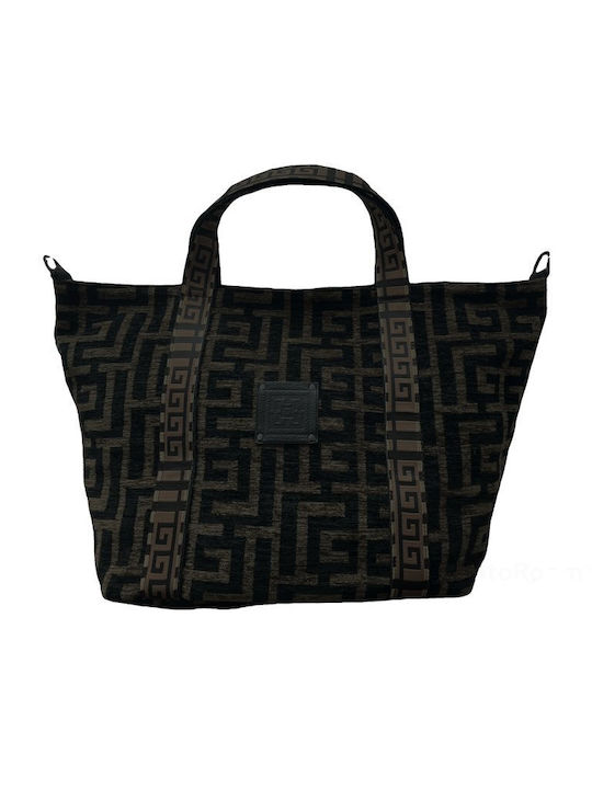 Midneto Efterpe I Maro Maro Negru Chenille Labyrinth Bag