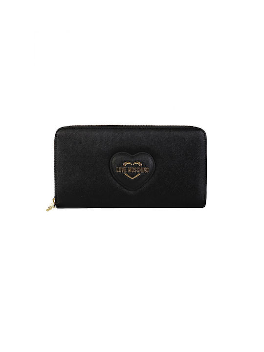 Love Moschino Wallet Metallic Logo Black