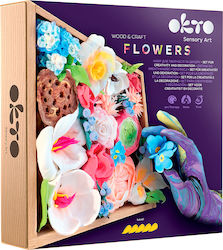 DIY Creative Clay Wood & Craft Flowers Romance Construction Set de construcții