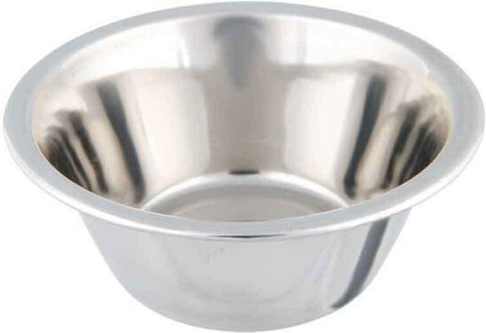 Trixie Edelstahl Schalen Futter & Wasser für Hund & Katze 450ml 13cm in Silber Farbe