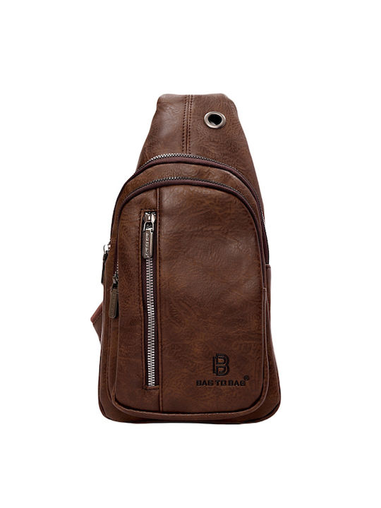 Crossbody bag Md-8170 Brown