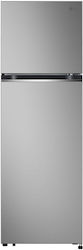 LG Ψυγείο Δίπορτο Total NoFrost Υ168xΠ55.5xΒ63.7εκ. Inox