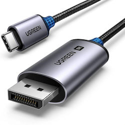 Ugreen Cm556 Video Cable USB-C Male - DisplayPort Grey 3m 25839 Ugreen Cm556 Video Cable USB-C Male - DisplayPort Grey 3m 25839
