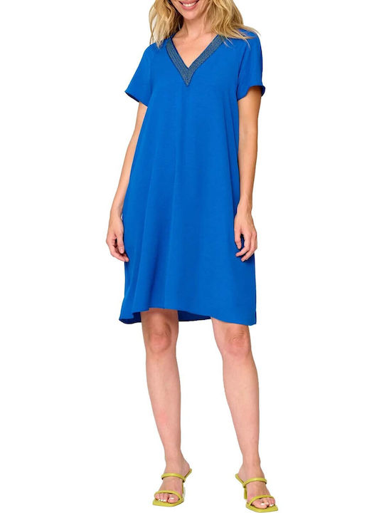 Style Midi Φόρεμα Μπλε