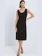 Summer Midi Dress Black