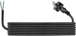 PAWBOL Netzkabel mit Kabeleigenschaften 2x1mm² Länge 1m D.3501