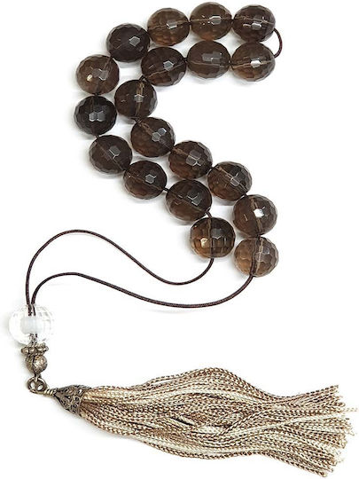 Roloi Komboloi Worry Beads Gray 31cm