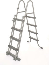 Bestway Pool Ladder made of Plastic with Length 4cm Gray