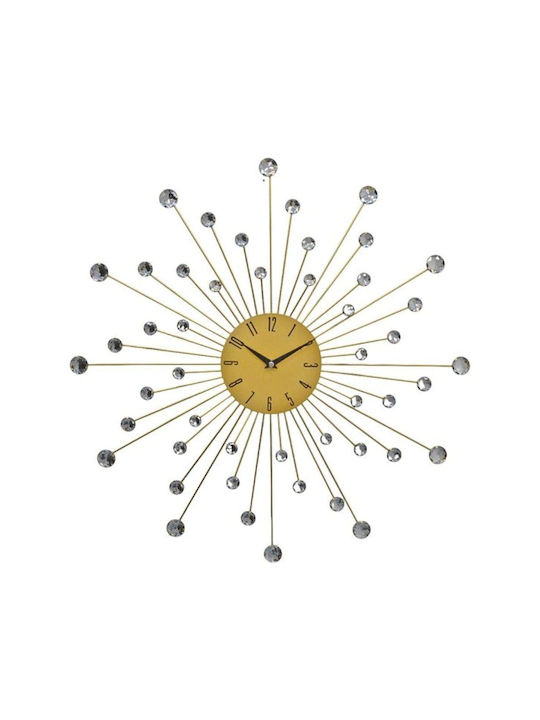 Ankor Wall Clock Metallic Yellow Ø55cm