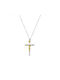 Cross Chain Chain White Silver 925