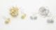 Gold Hair Pin with Flower / Pearl